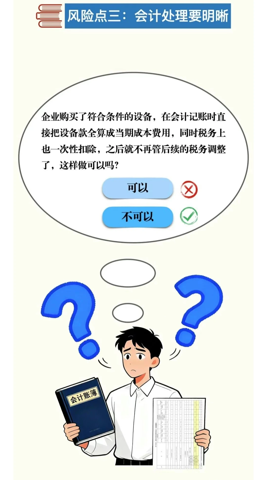 采购新设备一次性扣除