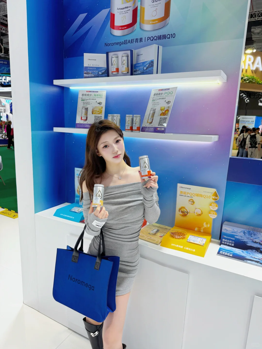 我宣布?没有养生人能空手走出进博会保养区