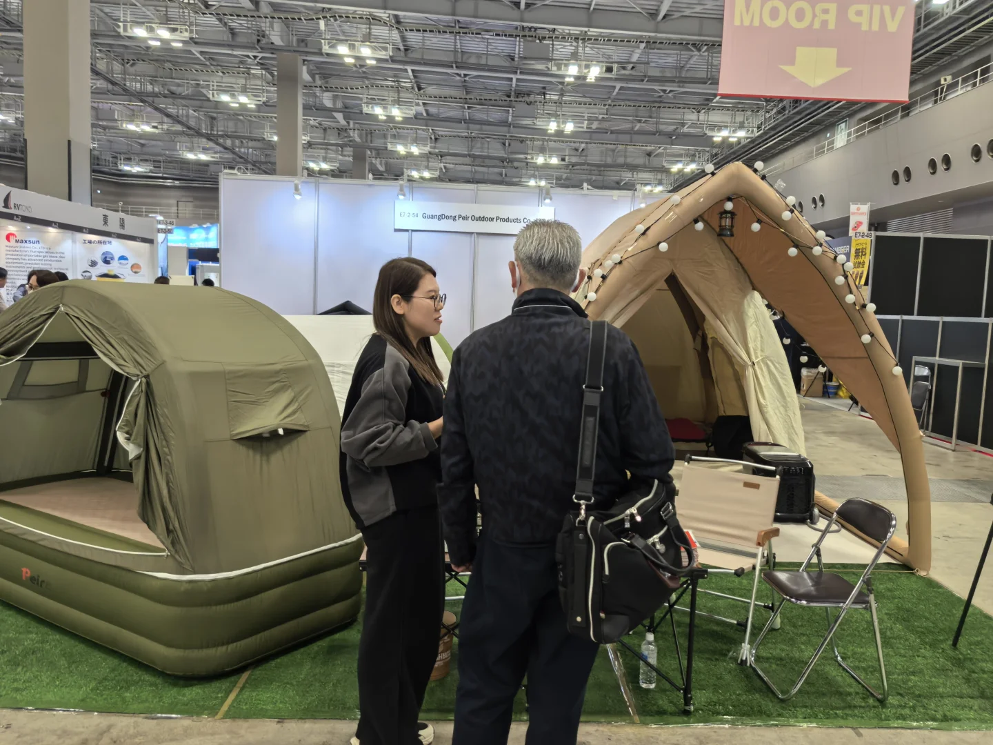 培尔户外东京展惊艳亮相 创新产品引爆全场