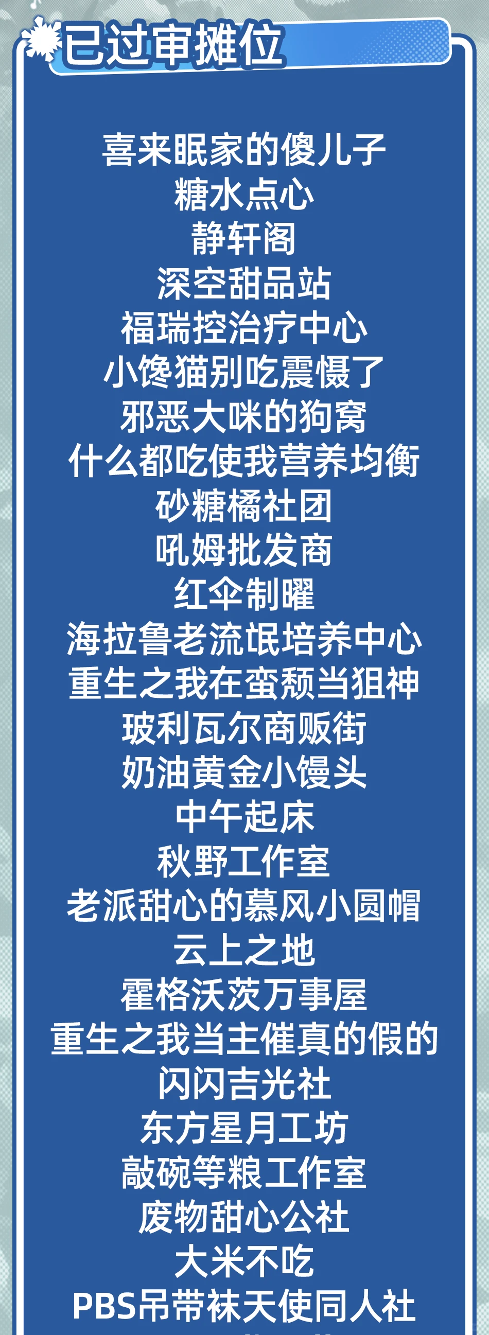 IDO52nd 同人摊位摊宣情报?