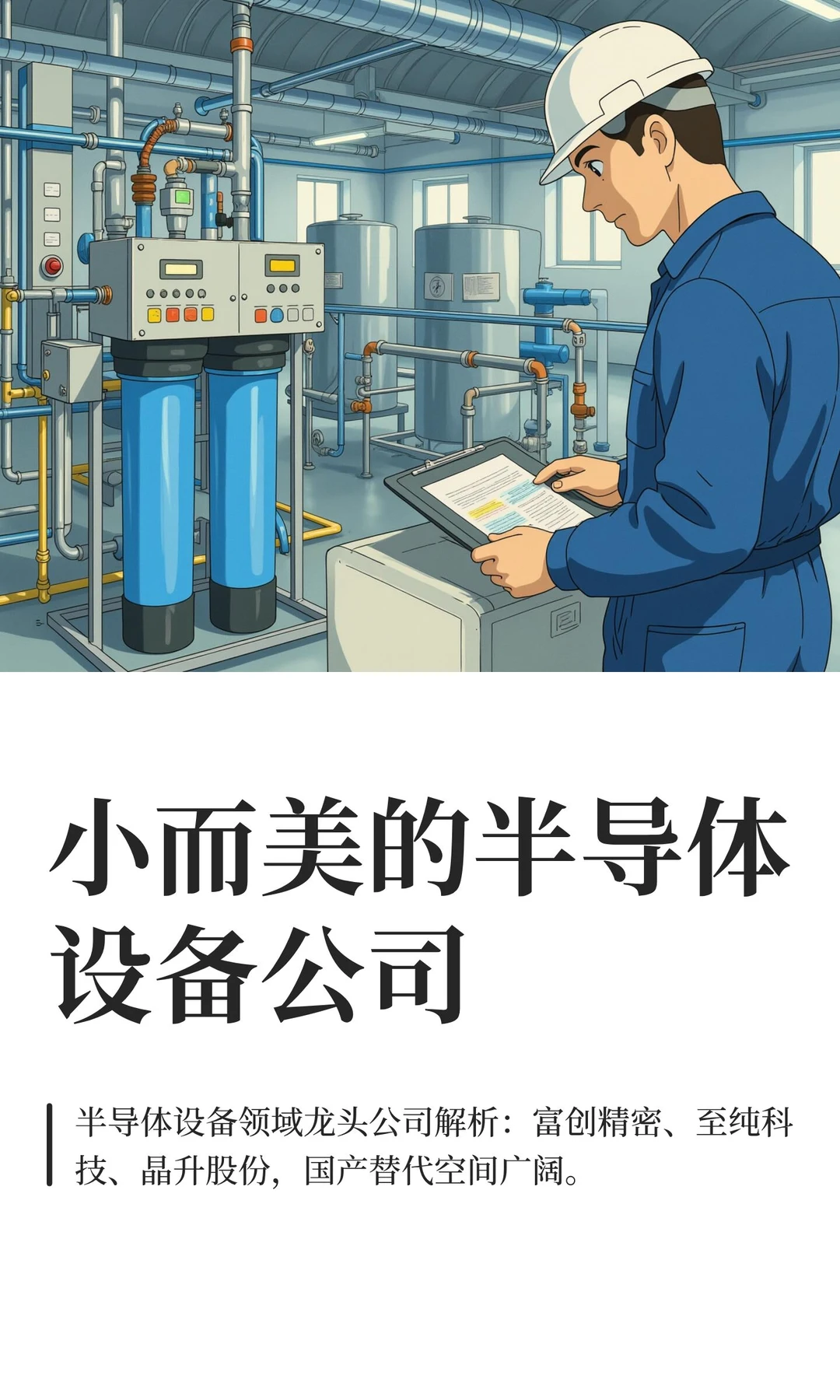 小而美的半导体设备公司