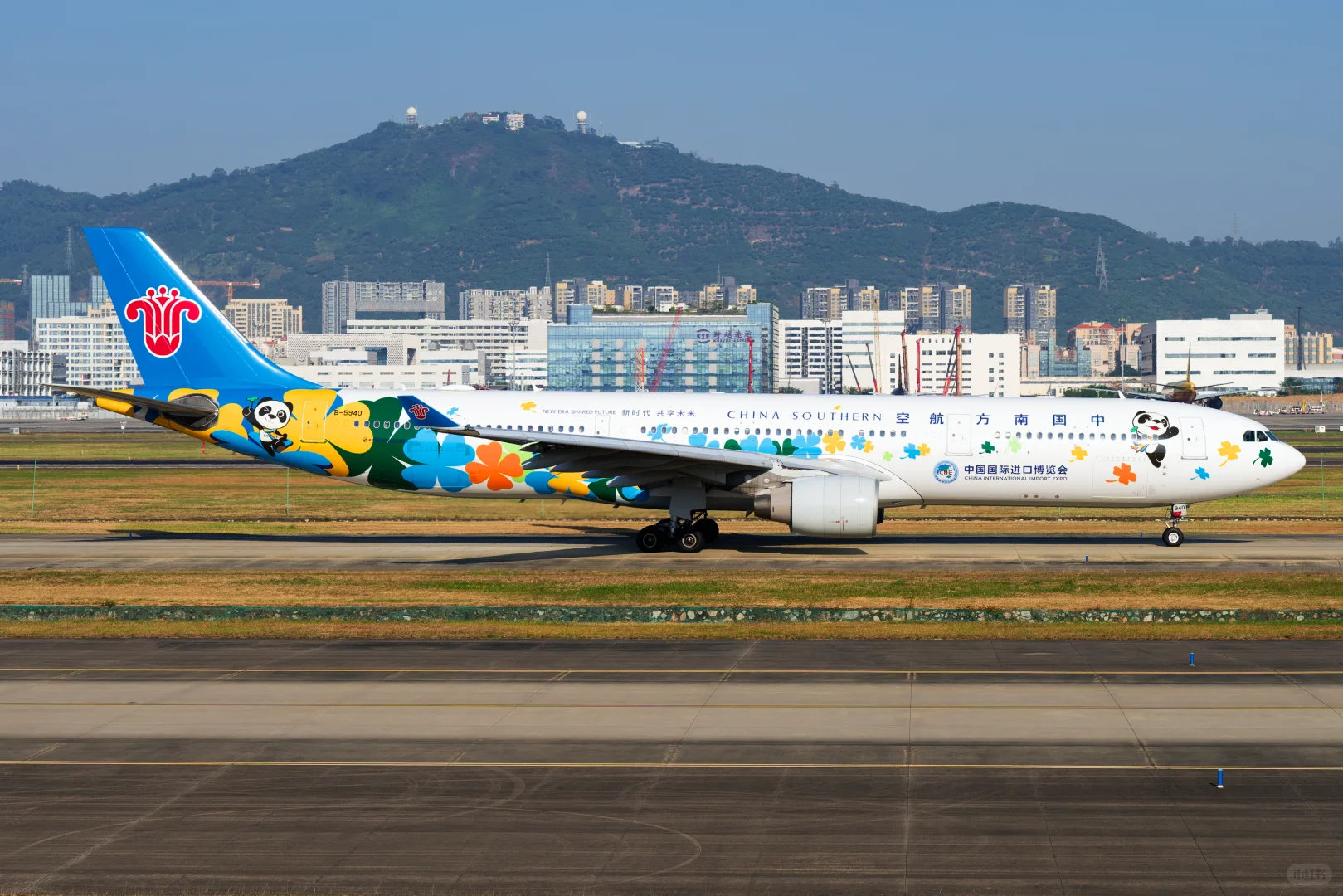 南航进博会彩绘｜B-5940