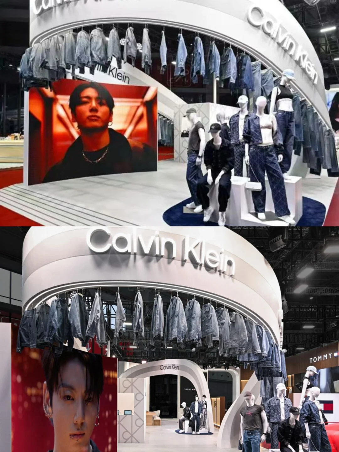 进博会偶遇心动饰品|CK 字母吊坠项链