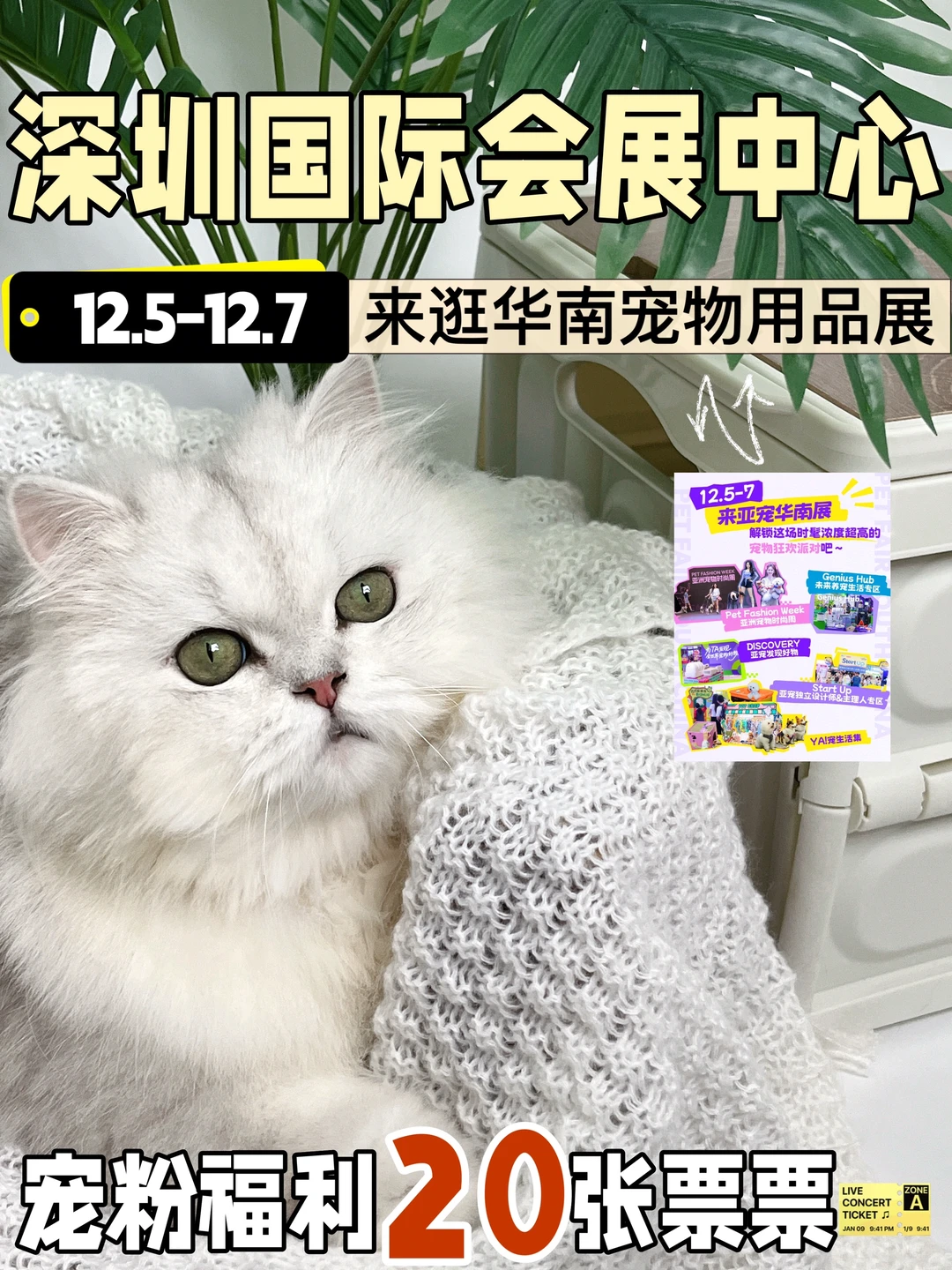 ?揪20位ee一起带毛孩子逛亚宠华南展～