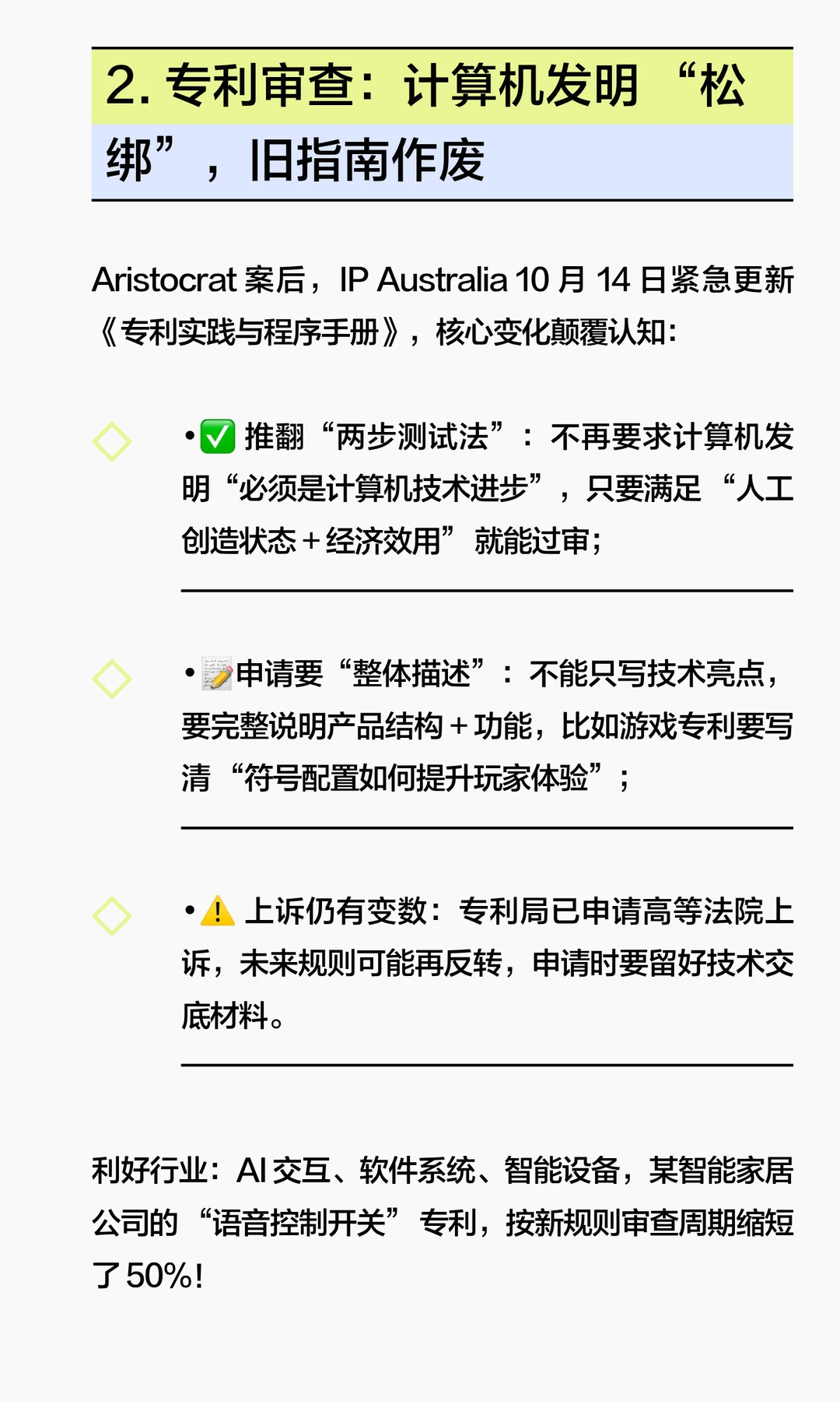 我滴天哪！澳洲 2025 下半年知产连环改