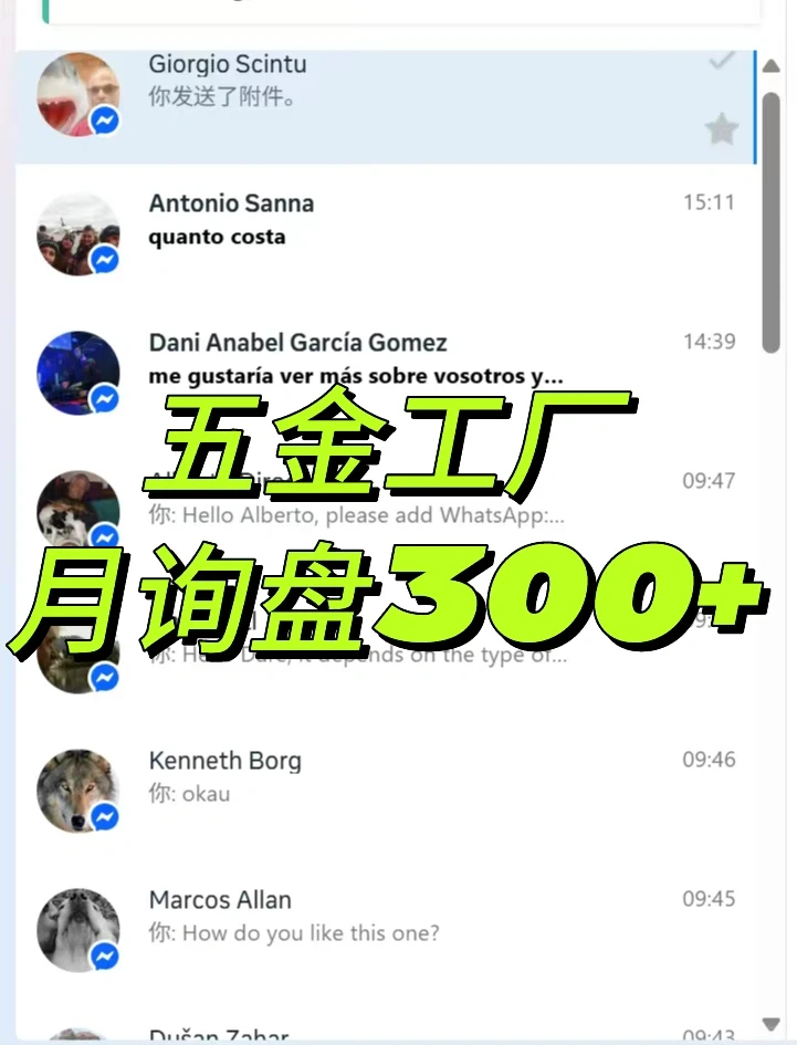 帮五金工厂做海外社媒，月询盘300+