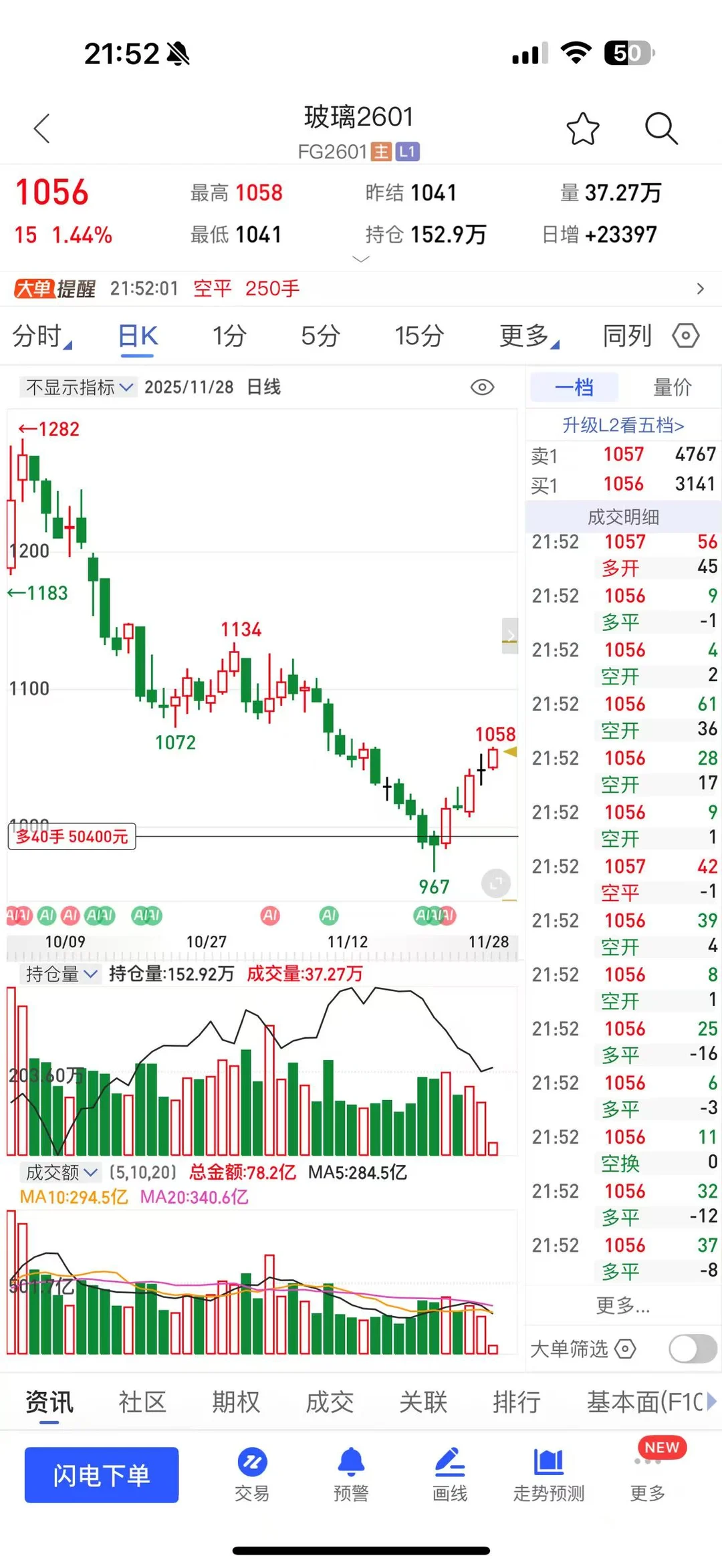 玻璃继续走