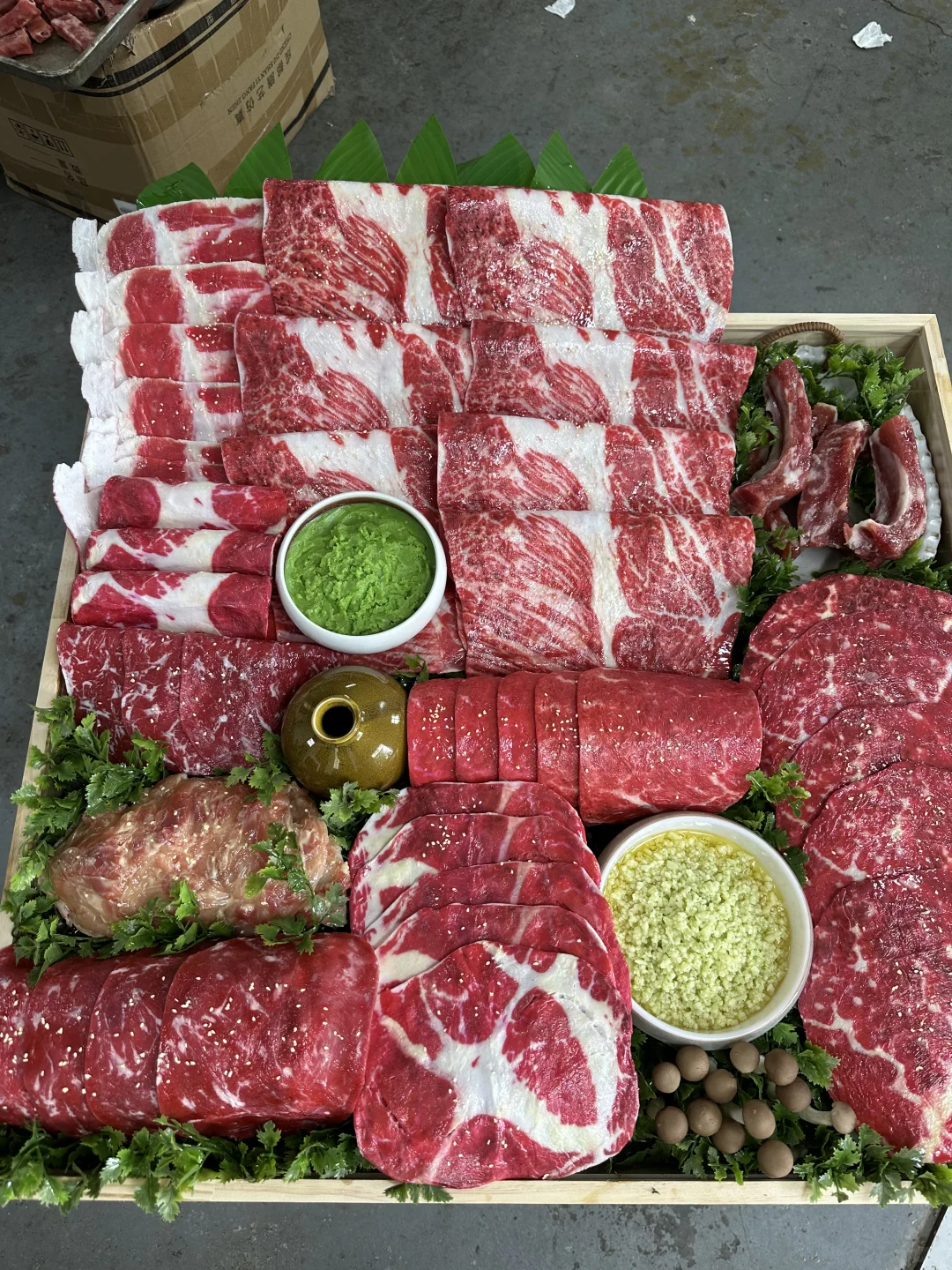 76公分仿真大比例需花牛肉模型