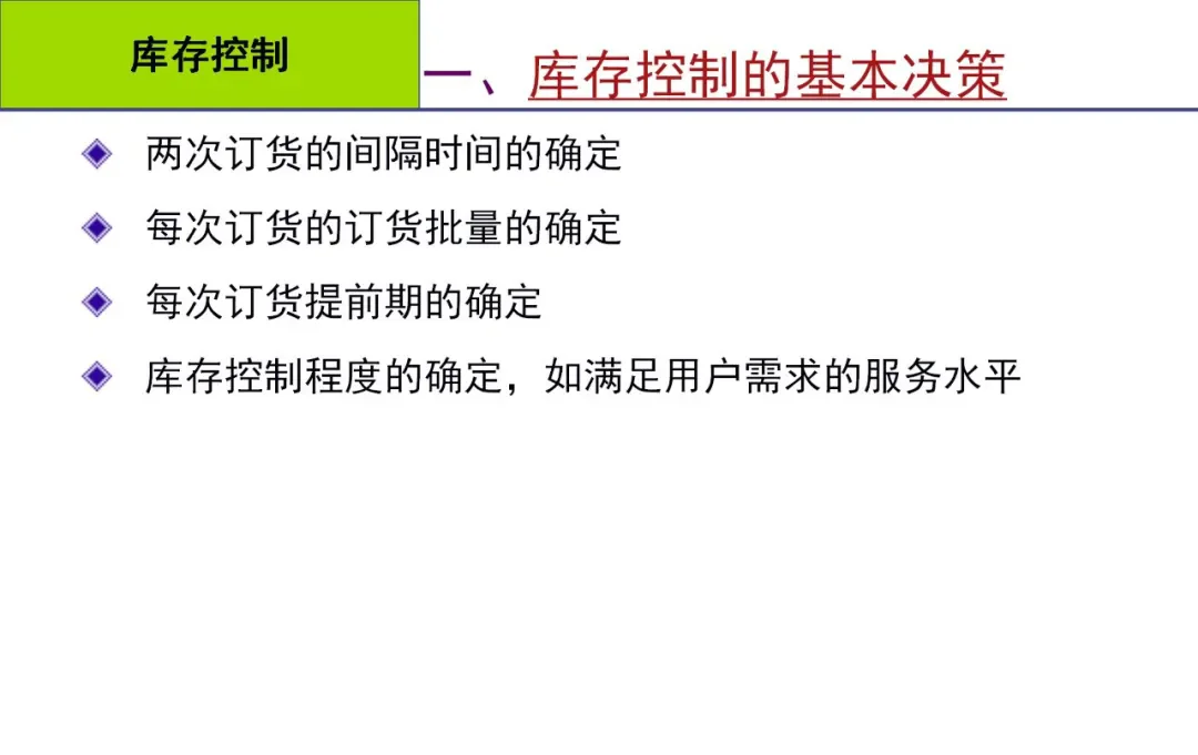库存管理