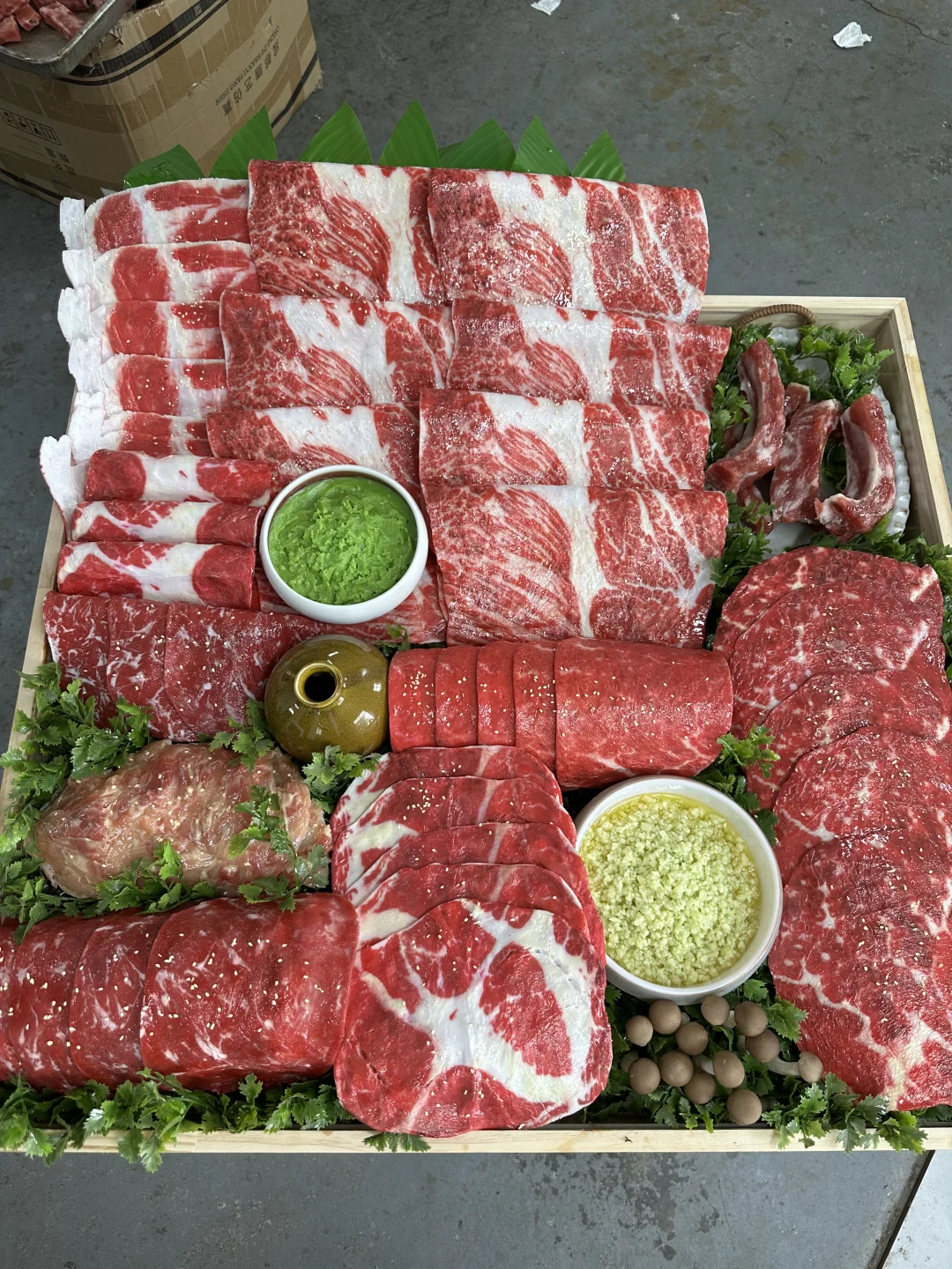 76公分仿真大比例需花牛肉模型