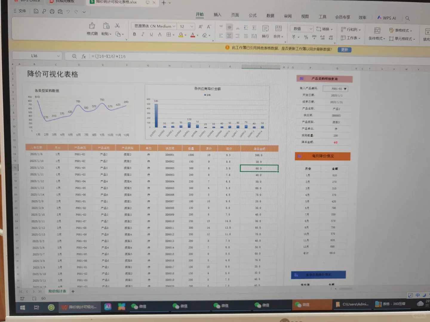 刚来两个月的采购辞职了