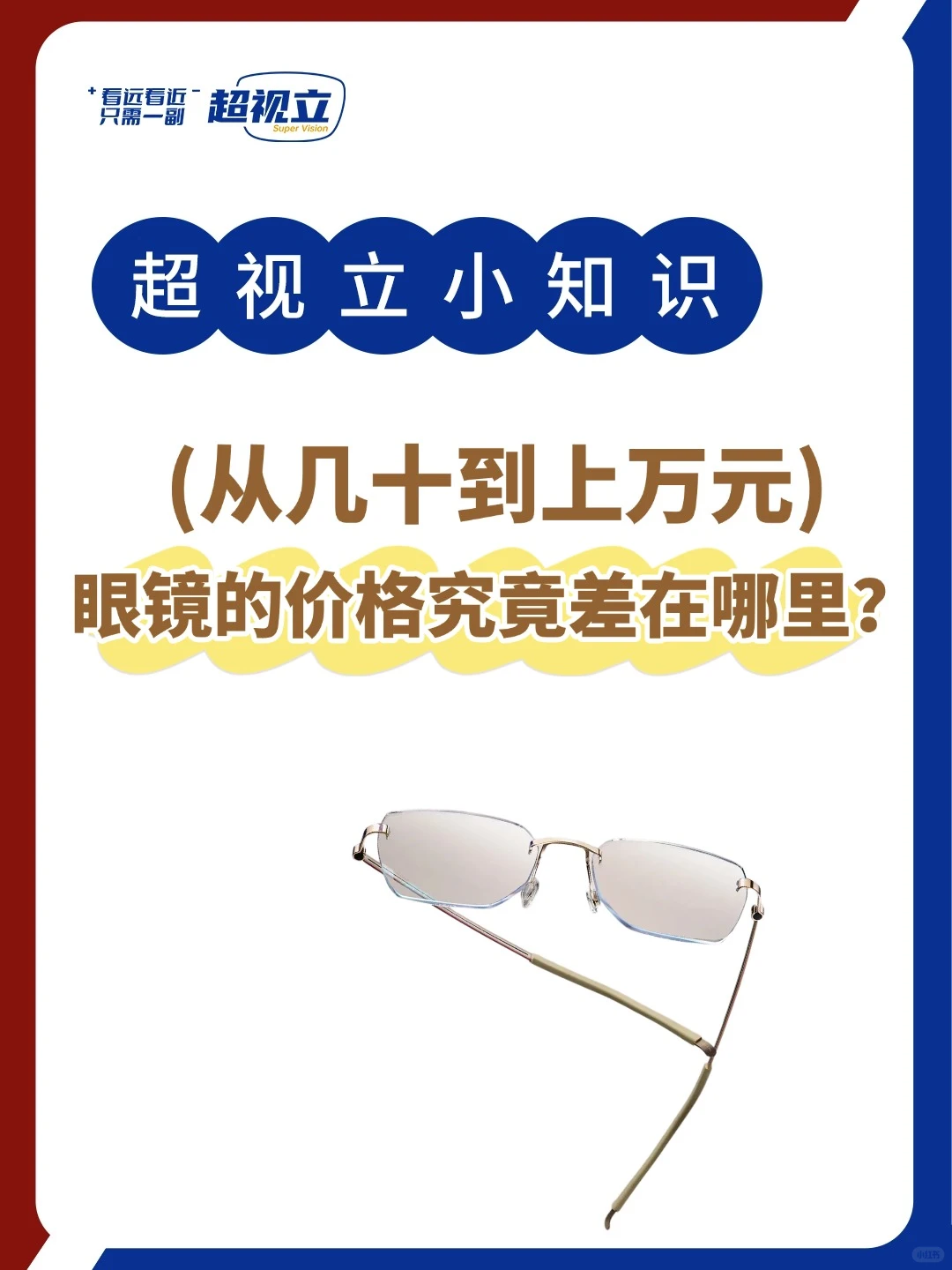 从几十到上万元，眼镜的价格究竟差在哪里？