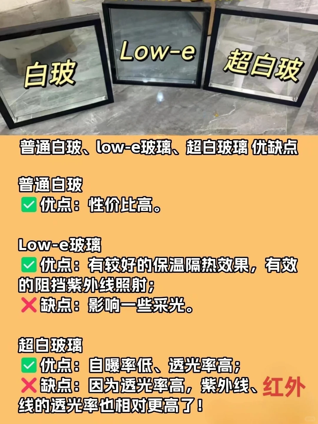 一分钟带你搞懂三种玻璃Low-e、超白、白玻