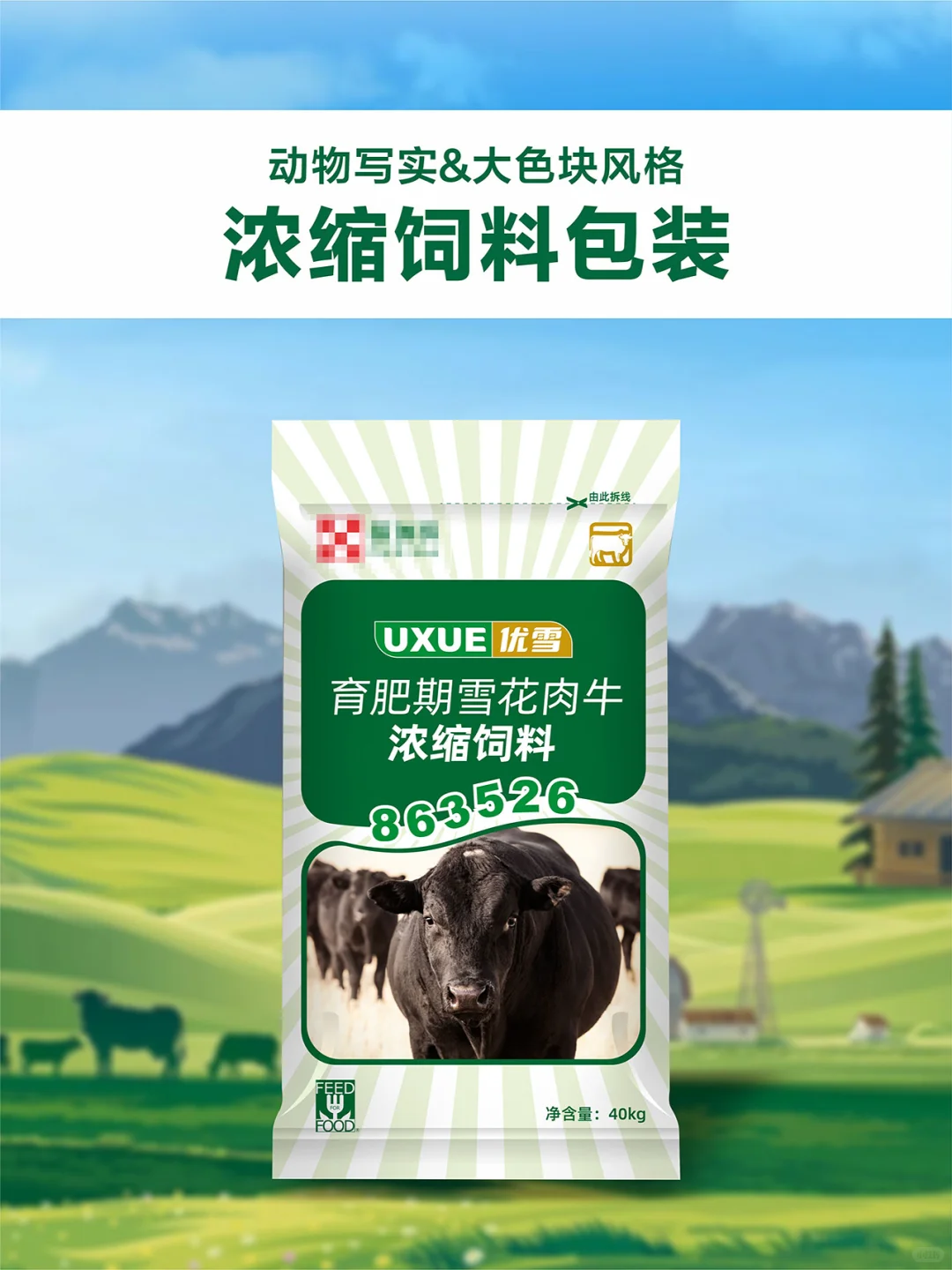 包装设计分享 | 肉牛饲料包装 ——21