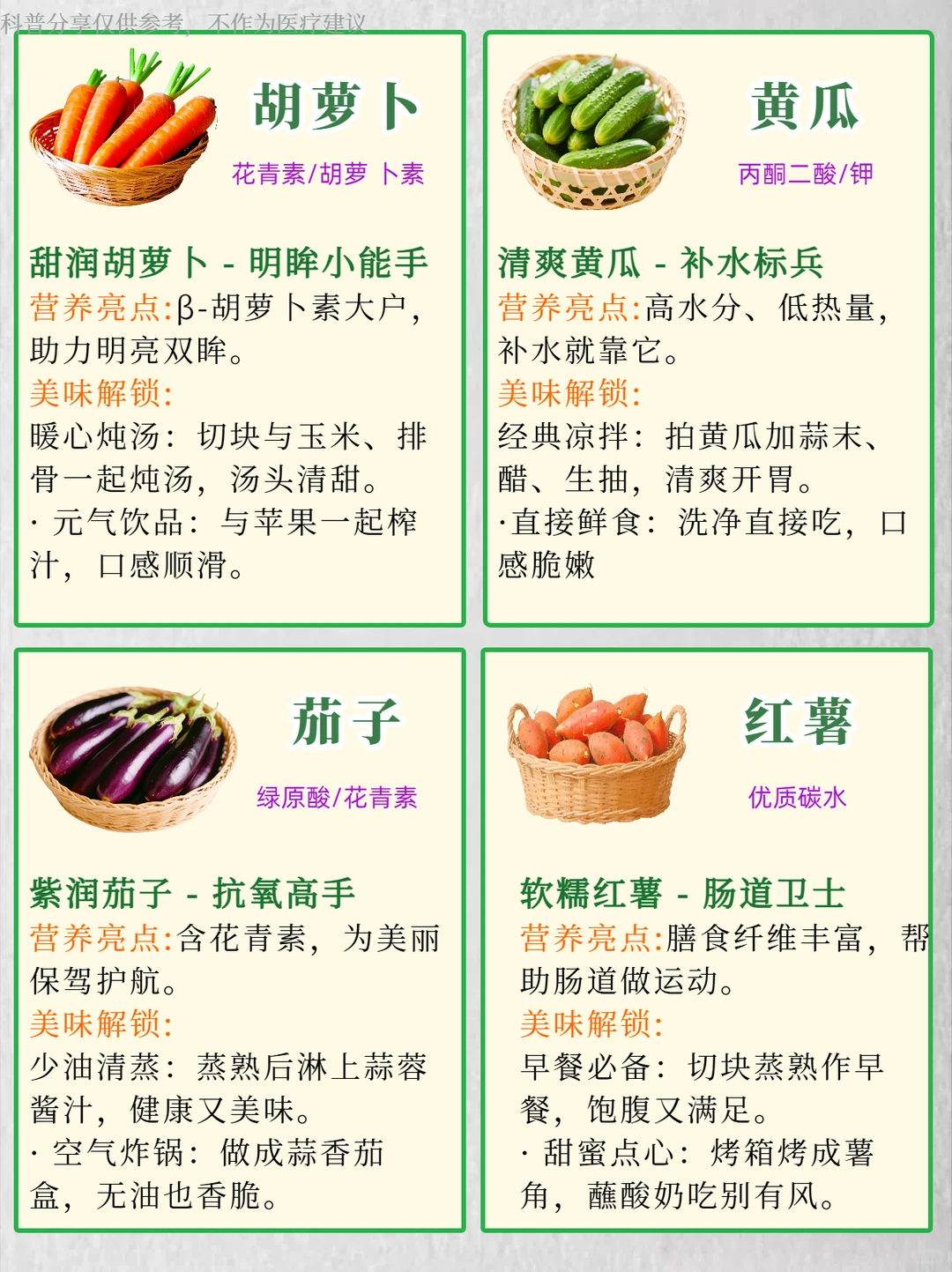 9月份家常蔬菜，吃出健康好气色！附食谱