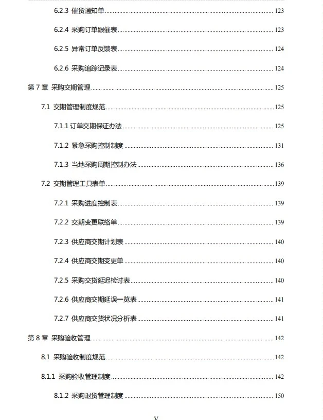 采购控制精细化管理制度