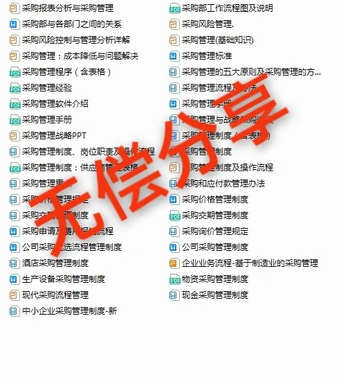 采购管理应该注意的五大原则！
