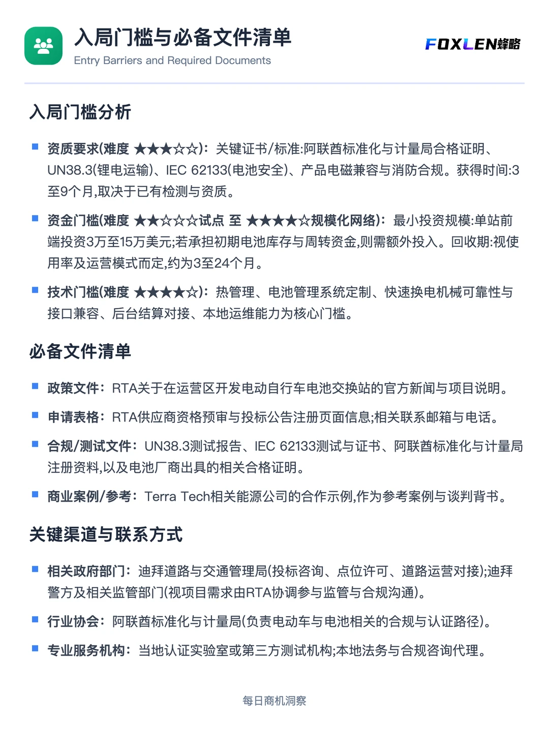 这个品牌靠迪拜换电站招标打法，3 天拿下！
