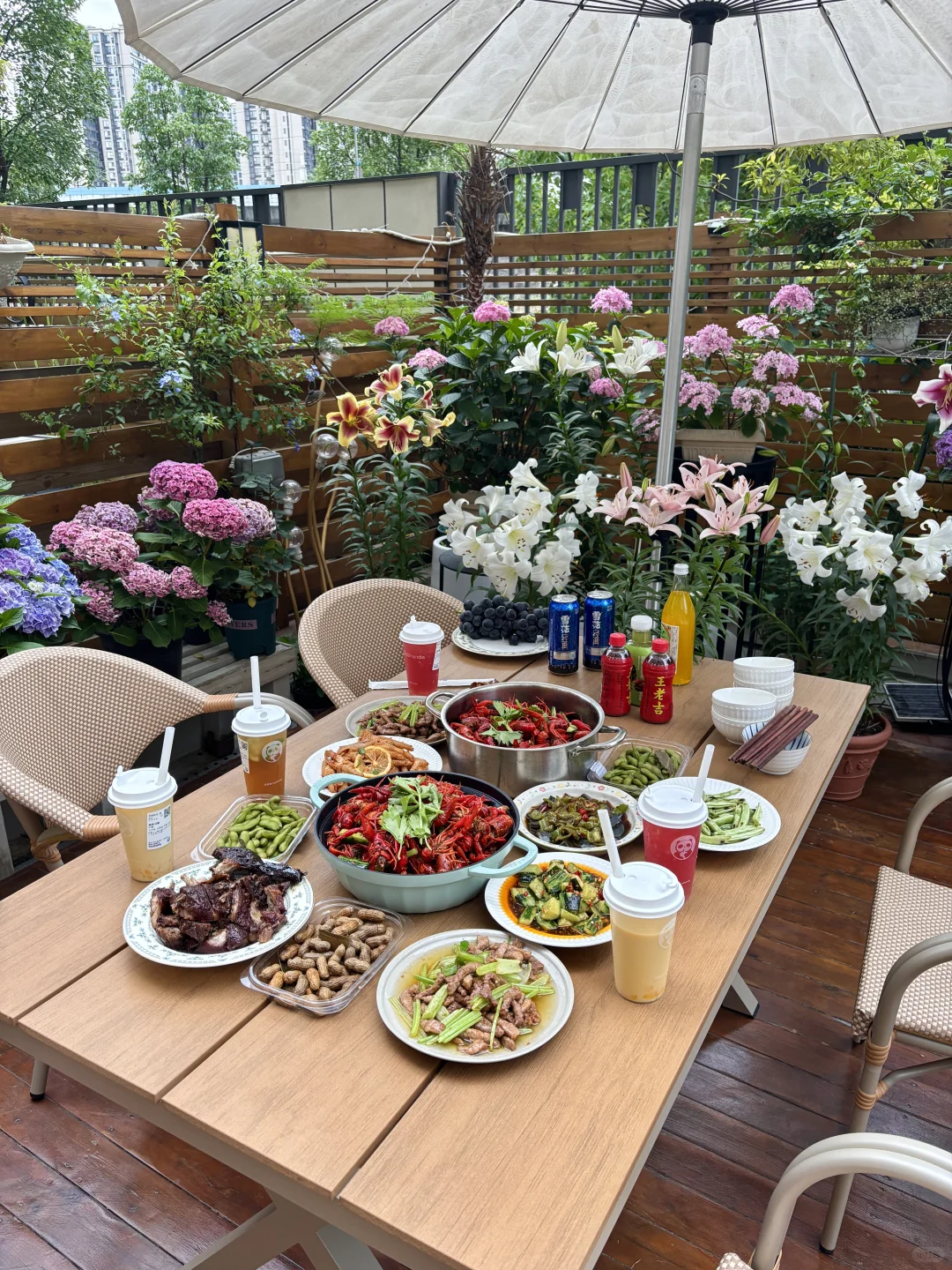 讲真，有这样的院子我能呆1年不出门！?