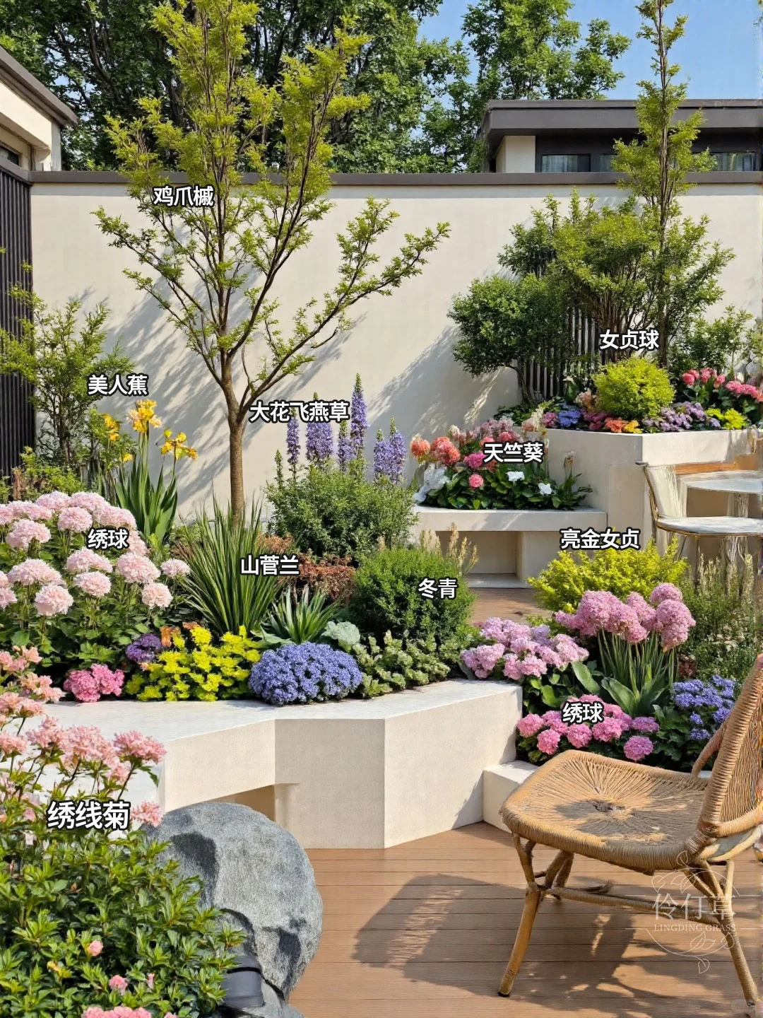 ?秋日庭院花境，把秋天的浪漫都装进来！