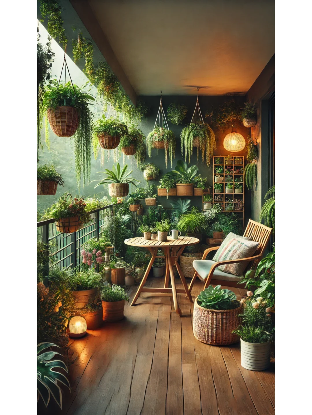 轻松打造属于你的“森系”阳台小花园