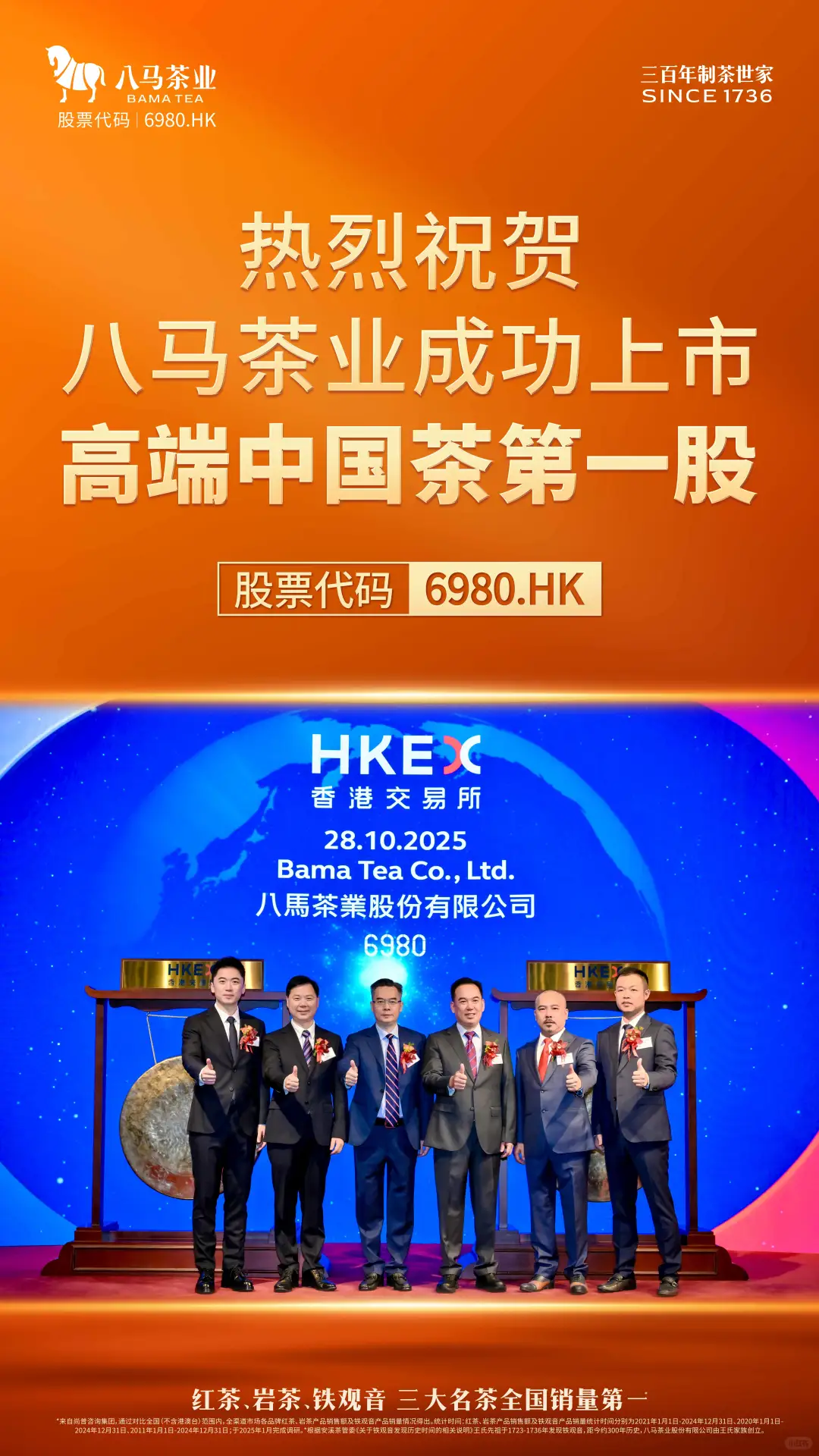 八马茶业上市啦?高端中国茶第一股