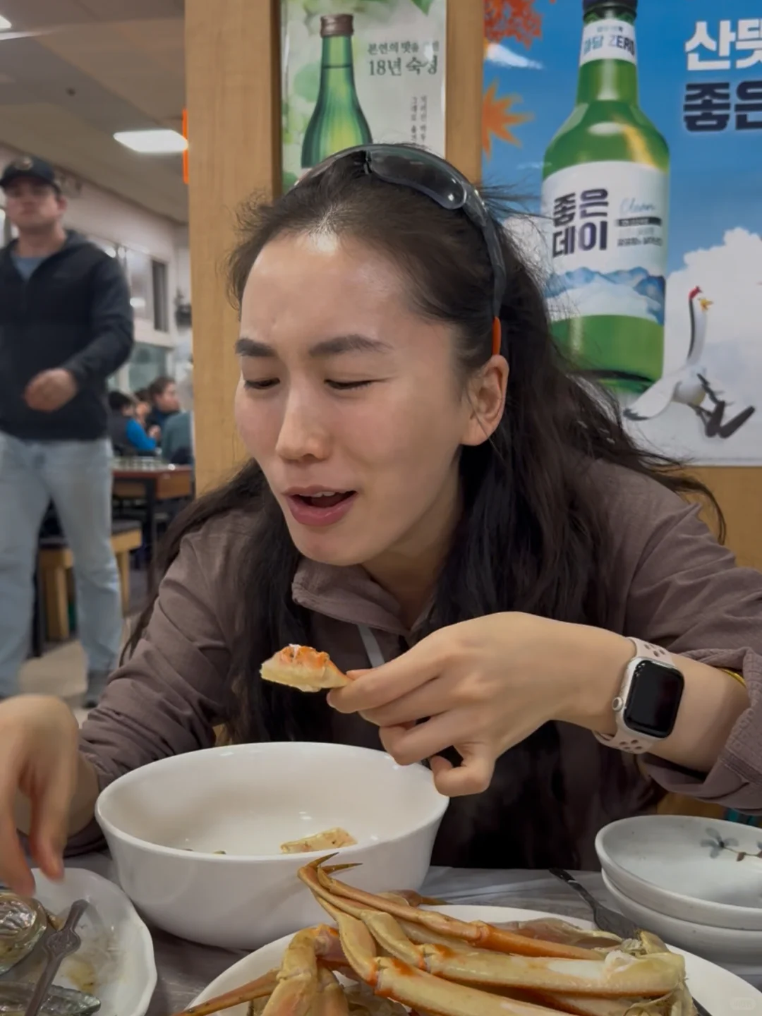 ?在釜山札嘎其市场吃到了人生螃蟹！！！