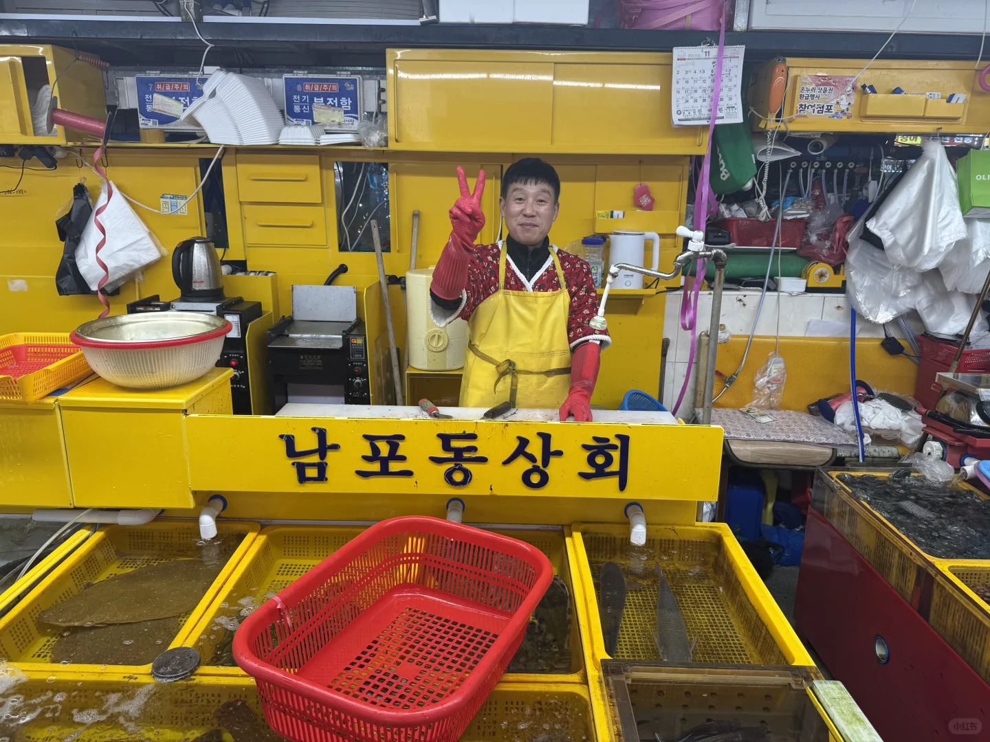 ?在釜山札嘎其市场吃到了人生螃蟹！！！