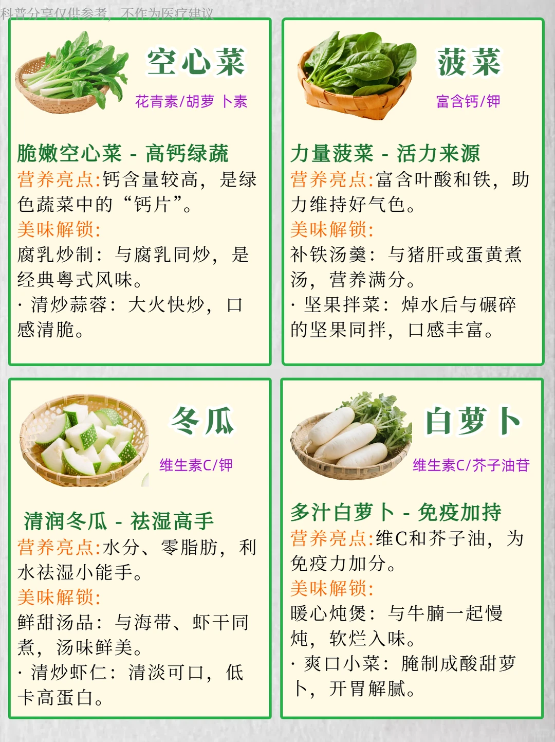 9月份家常蔬菜，吃出健康好气色！附食谱