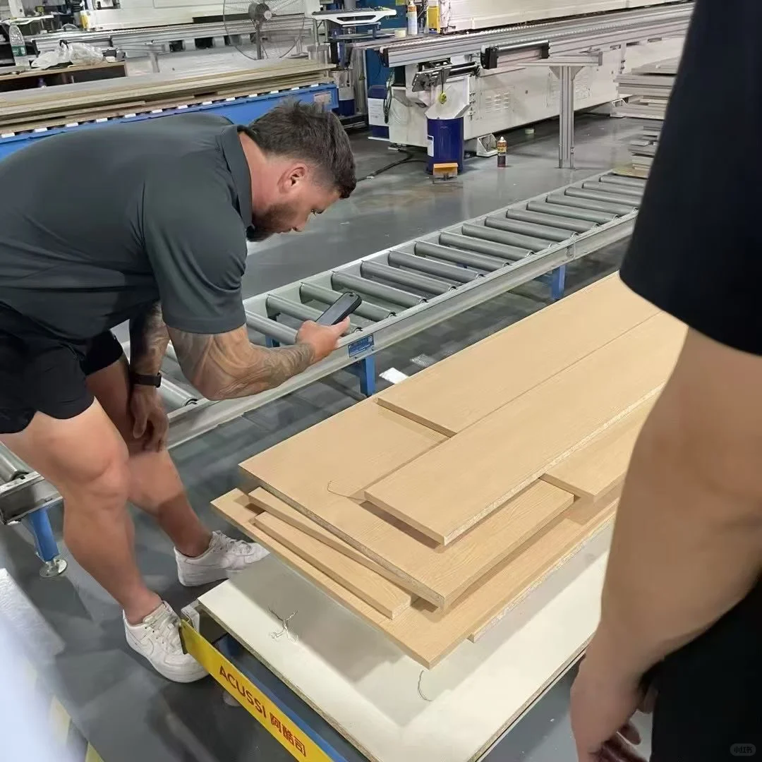 外贸单来厂考察拍的老细了