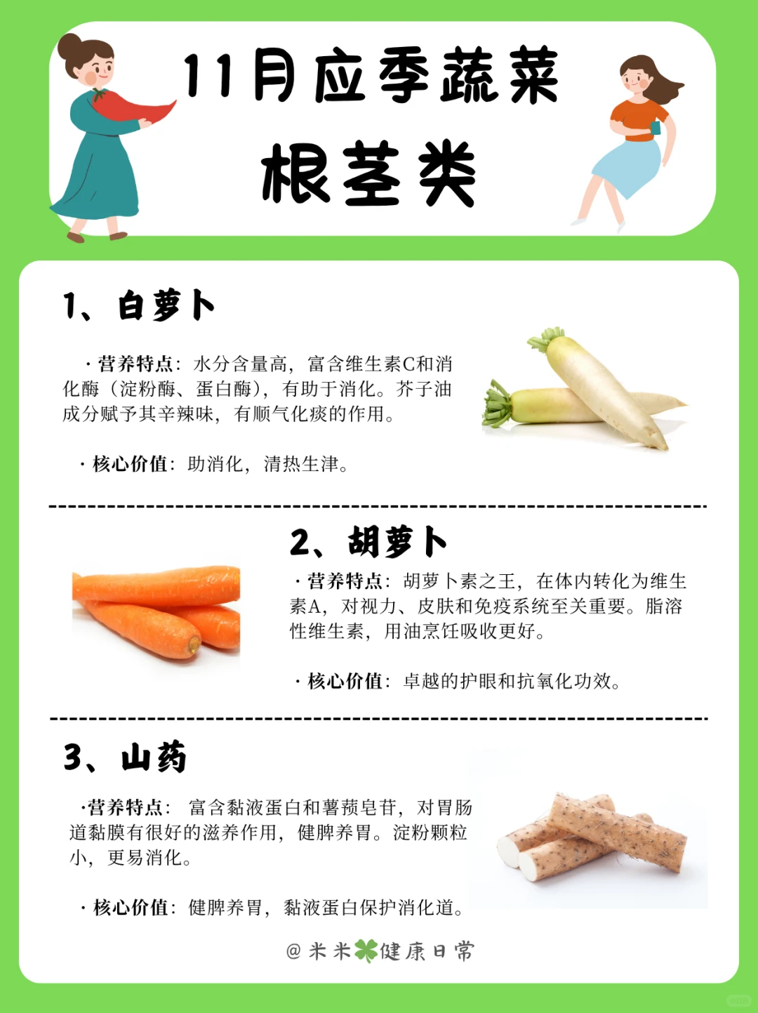 11月应季蔬菜清单，照着买准没错~