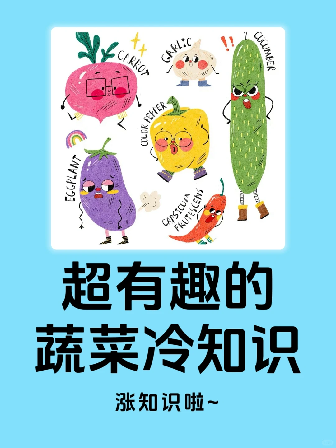 ?超有趣的蔬菜冷知识?涨知识啦