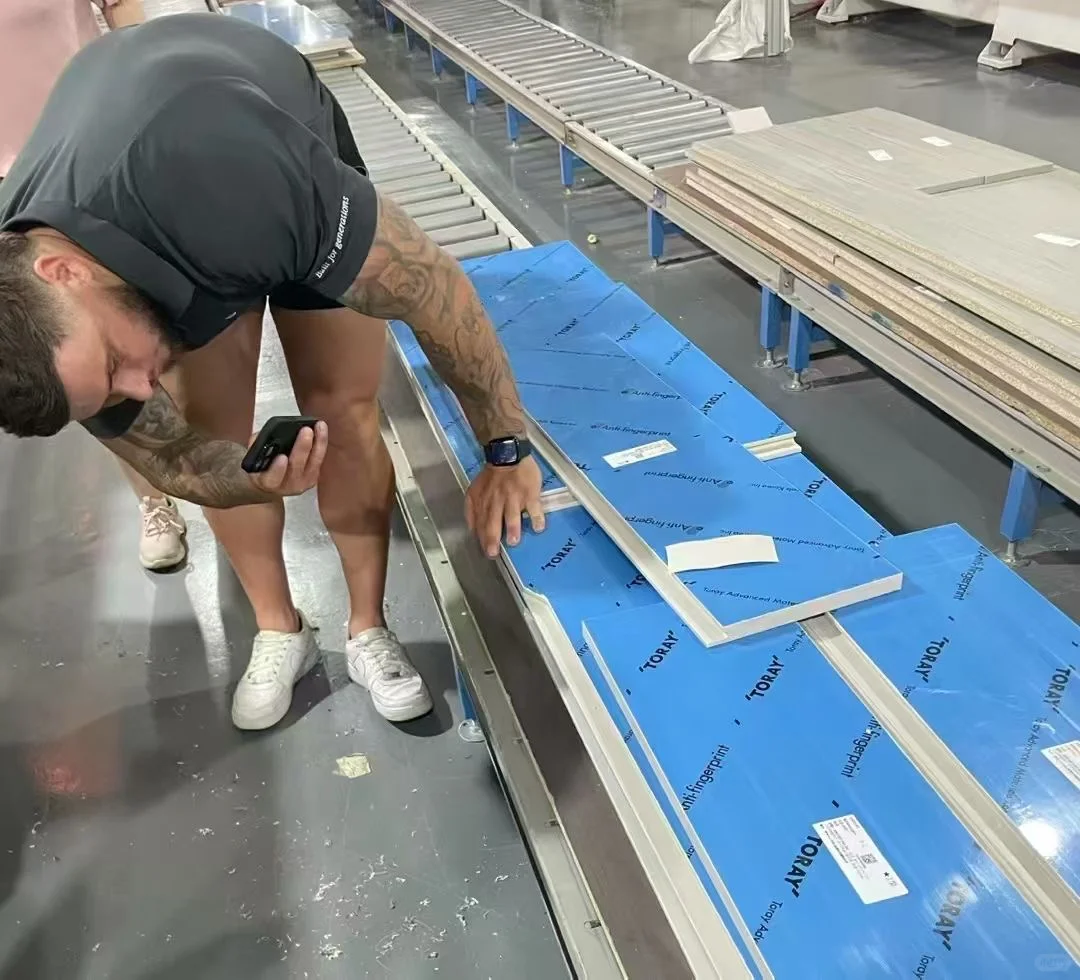 外贸单来厂考察拍的老细了