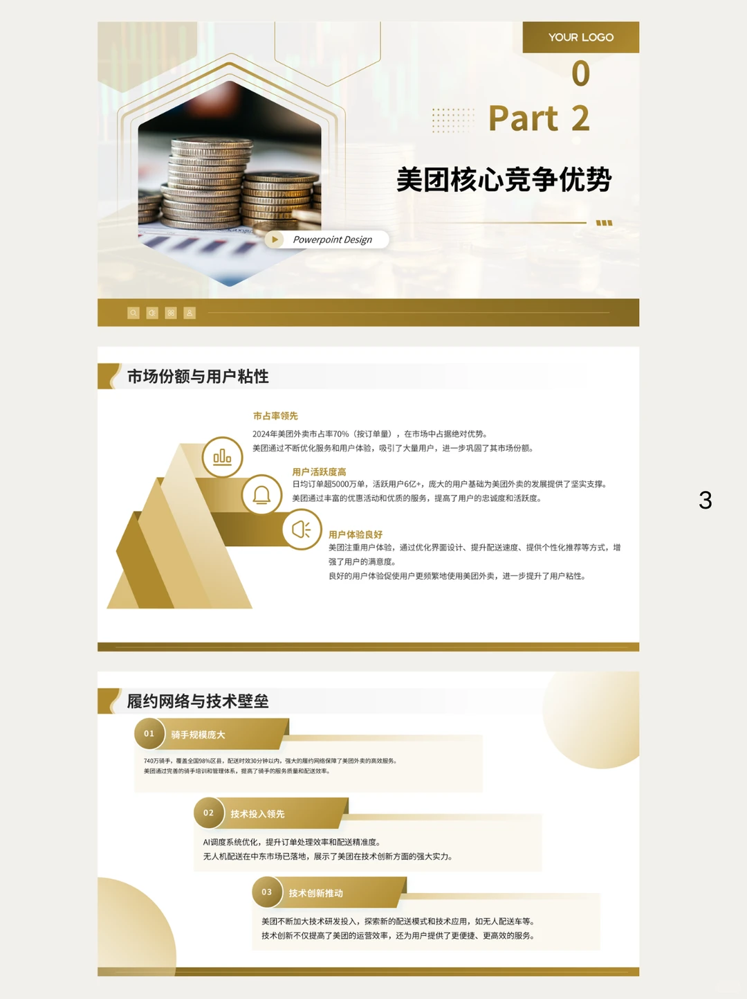 全国外卖市场占有率分析报告PPT