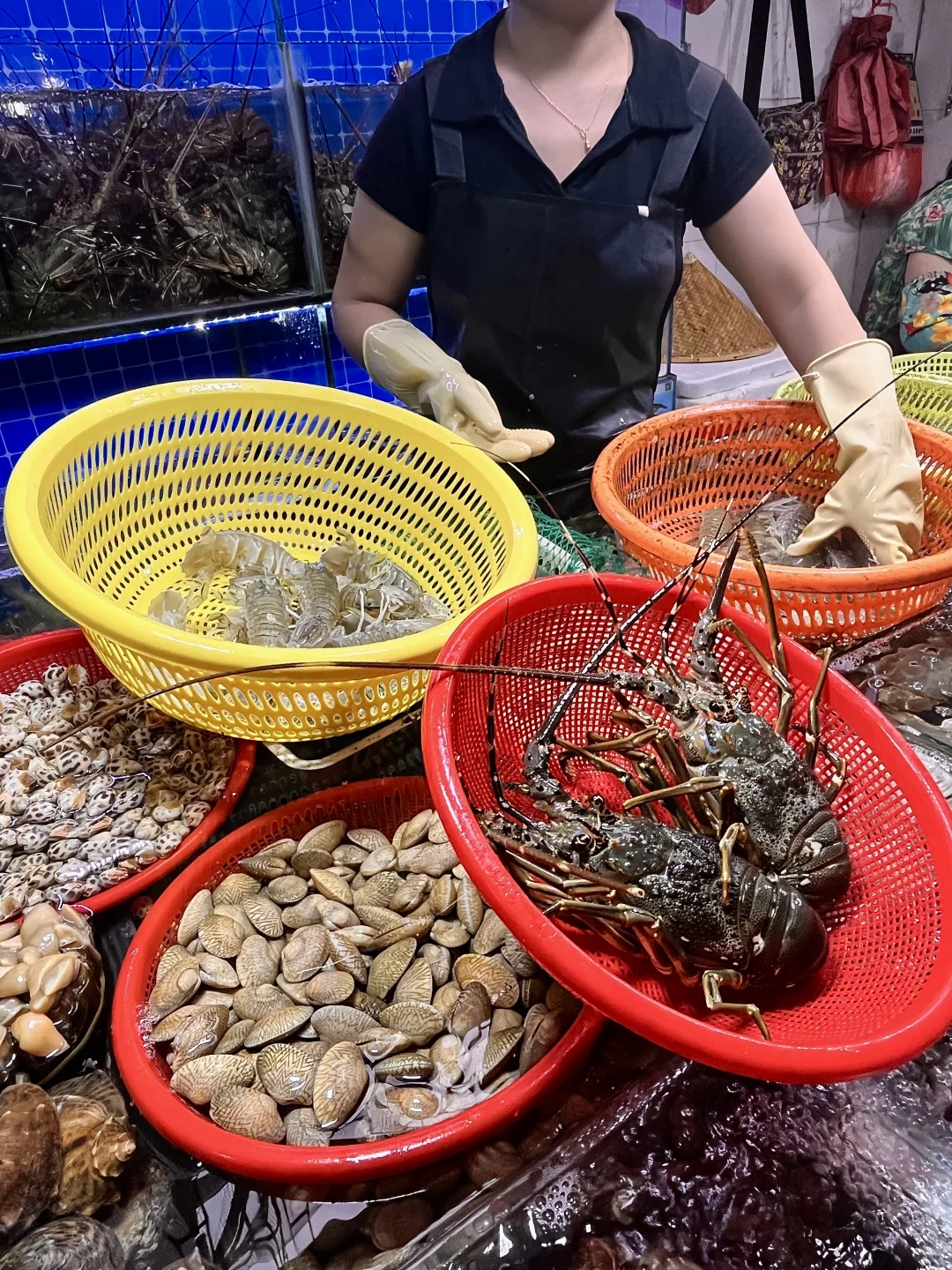 跟着三亚人来的本地市场