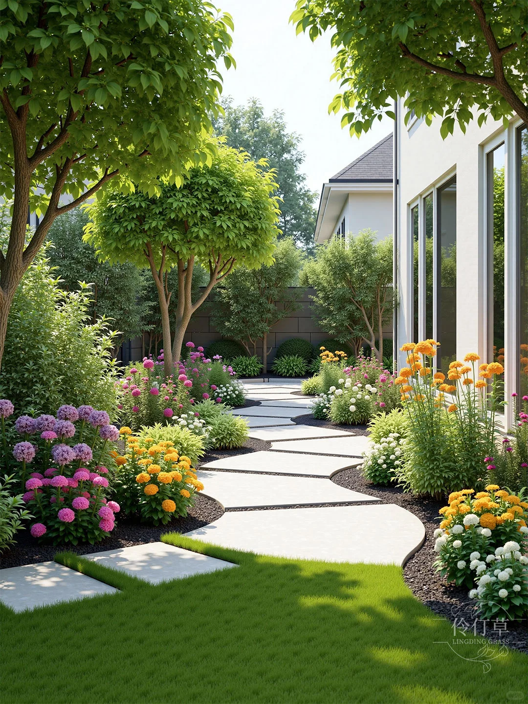 ?秋日庭院花境，把秋天的浪漫都装进来！