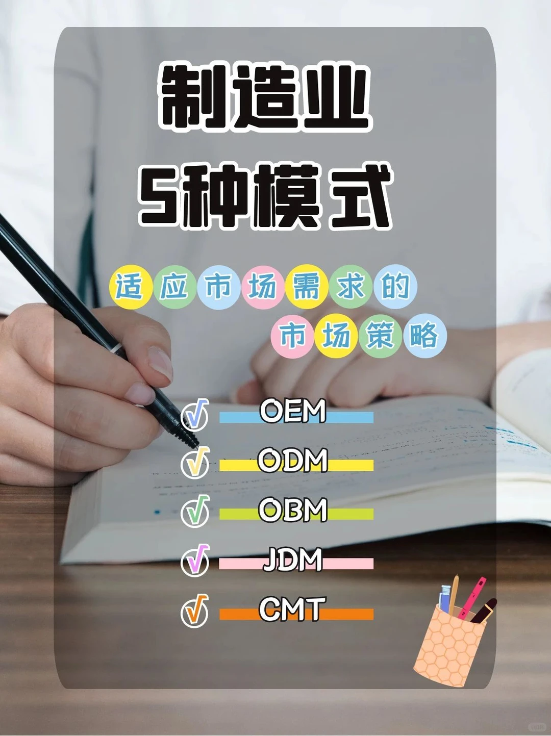 制造业5种模式，适应市场需求的市场策略