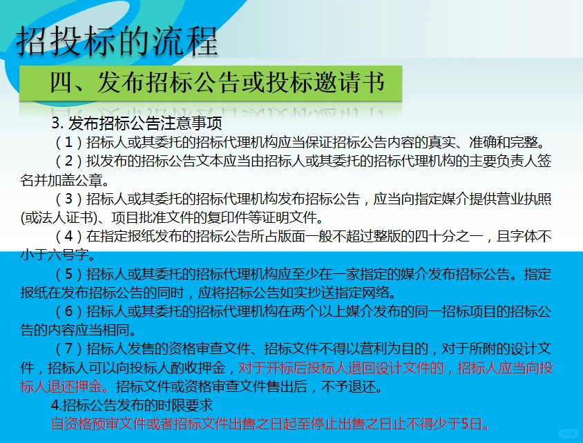 招投标工作流程，全套51页电子版