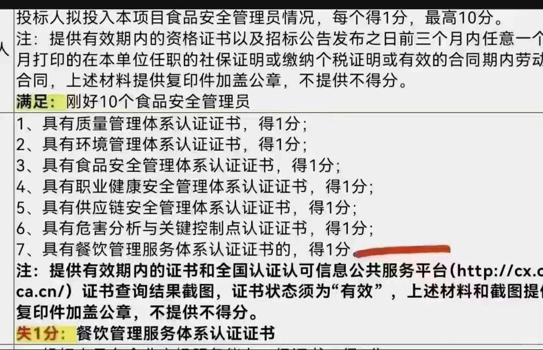 食品行业招投标热季来了❗️❗️❗️