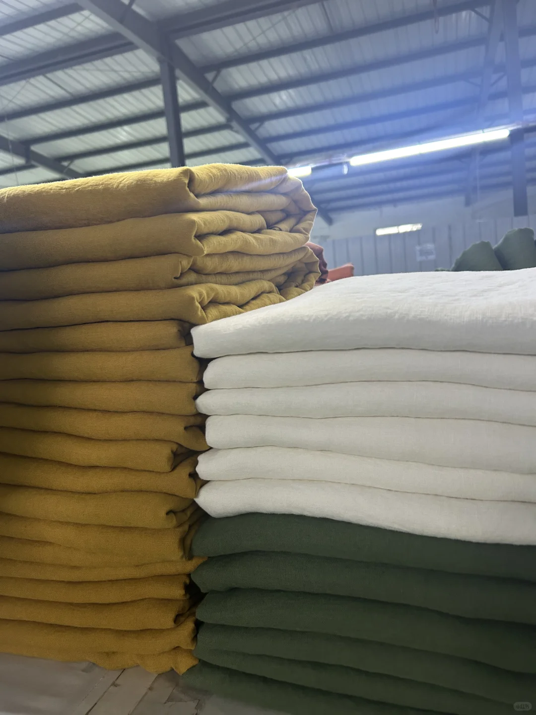 Linen bedding set export亚麻床品出口工厂