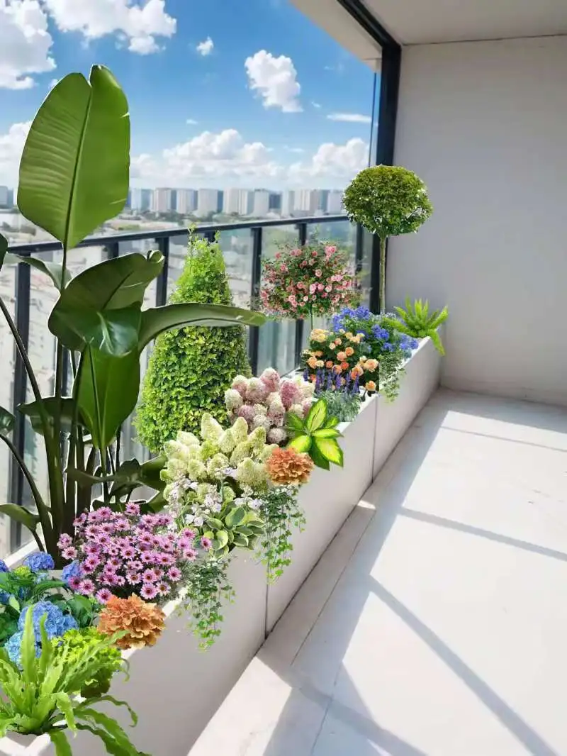 花小钱办大事，这组阳台花箱可还行？