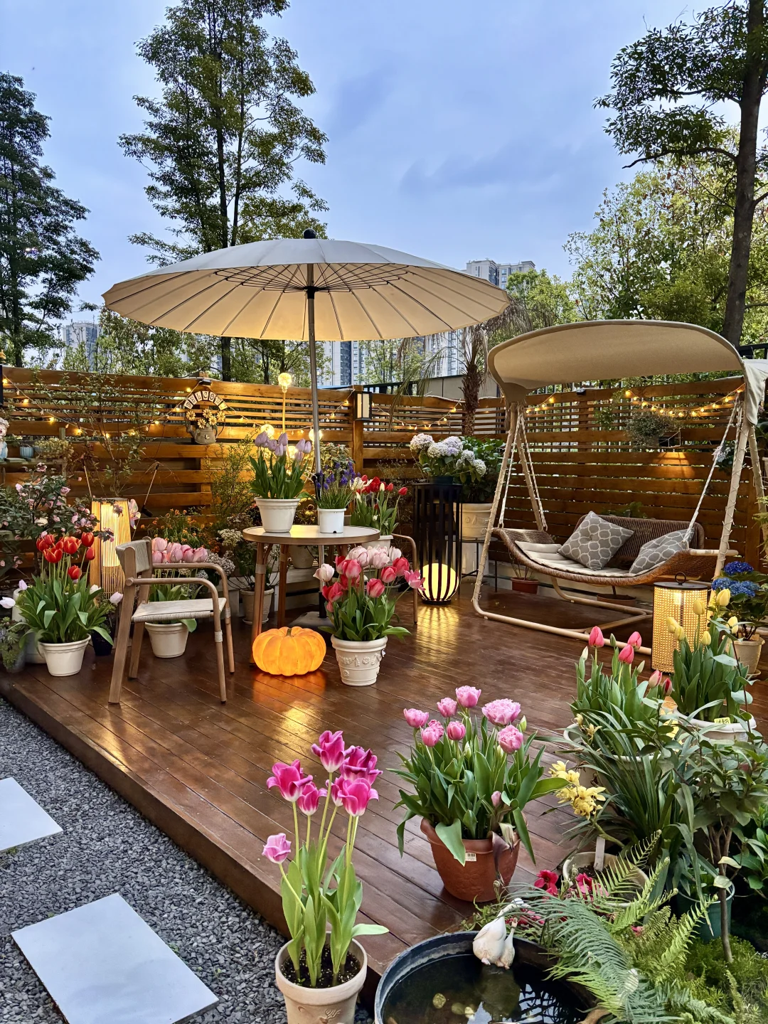 讲真，有这样的院子我能呆1年不出门！?