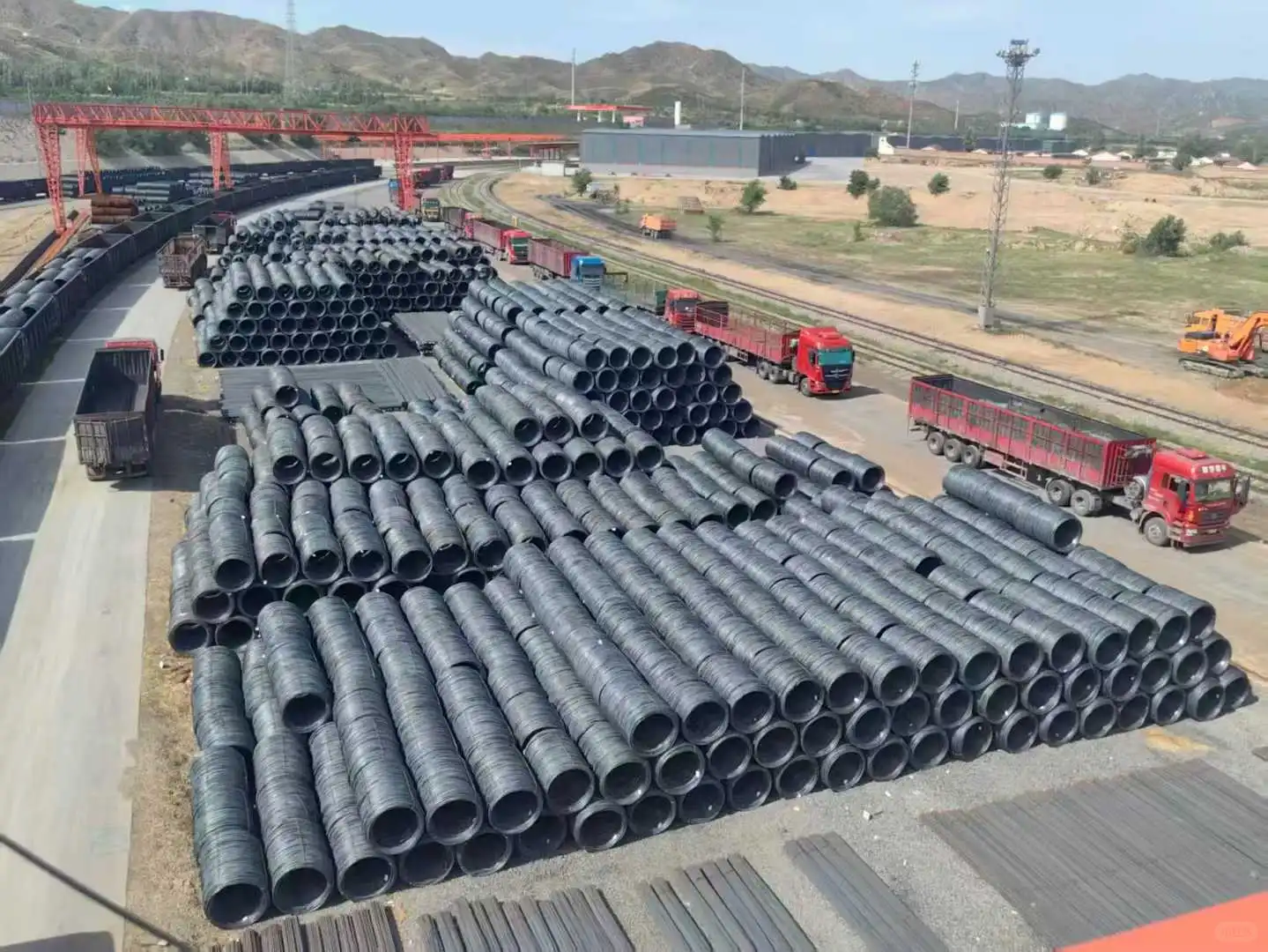 螺纹钢筋、盘螺线材一票发全国