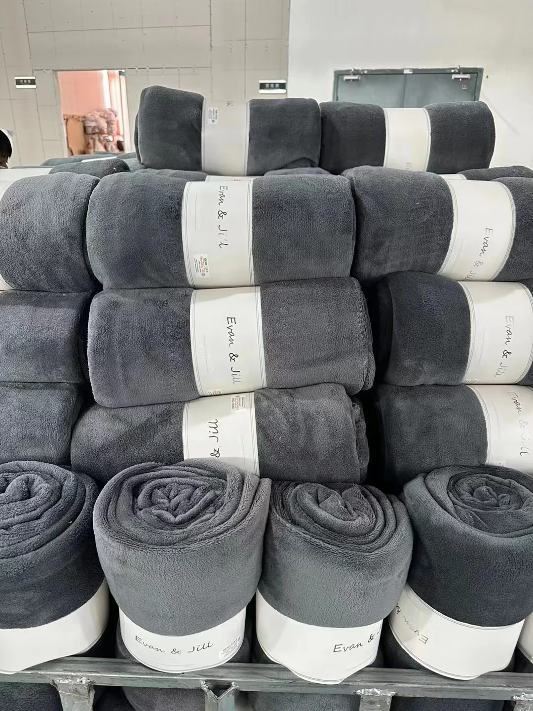 外贸源头毛毯工厂 各种尾单处理