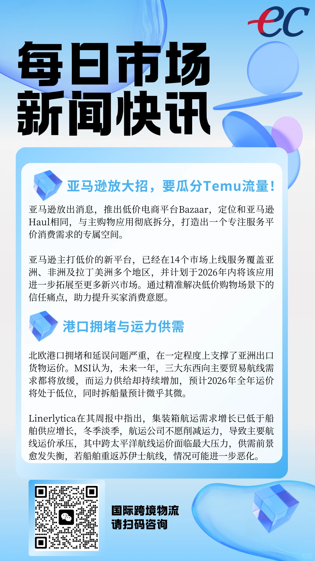 12.5 市场快讯 | 亚马逊大招瓜分Temu流量！