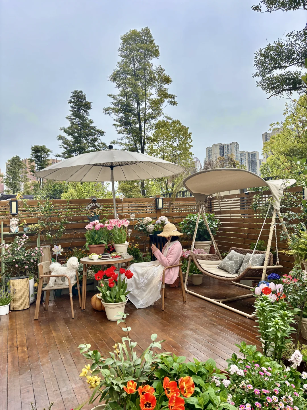 讲真，有这样的院子我能呆1年不出门！?