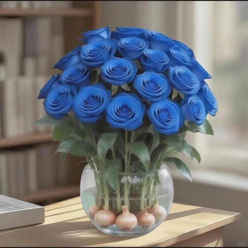 新品香水玫瑰?水培花球香晕我了✨