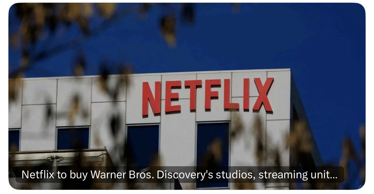 奈飞收购华纳兄弟的更多细节