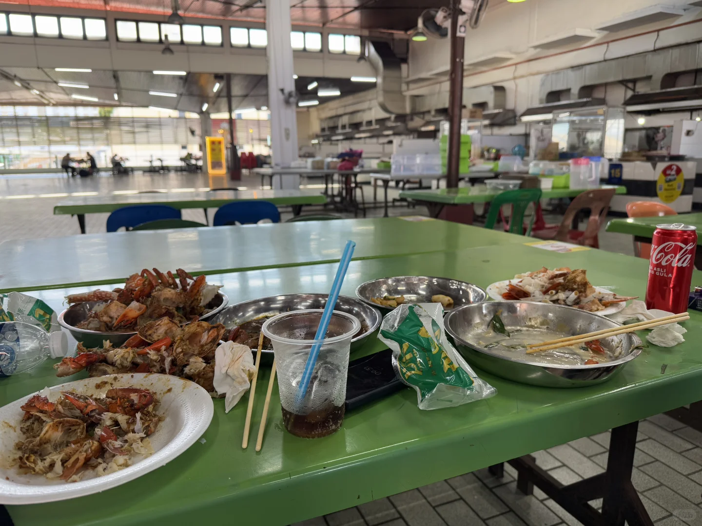 亚庇海鲜市场二楼海鲜加工16号