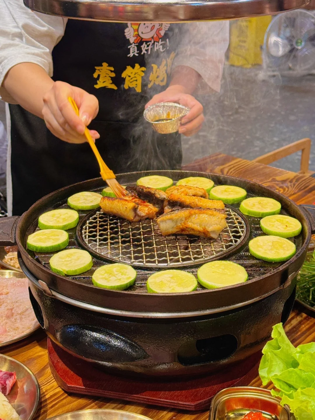 江门！一家直接开在菜市场的烤肉?